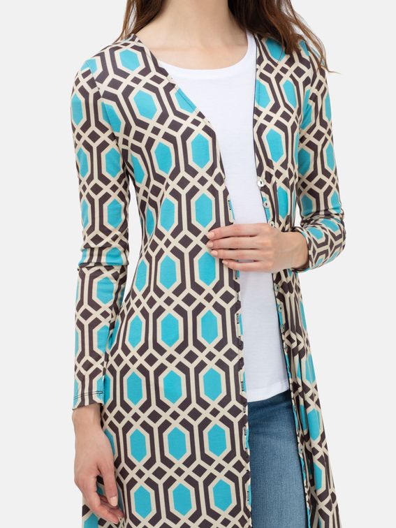 customized cardigan details