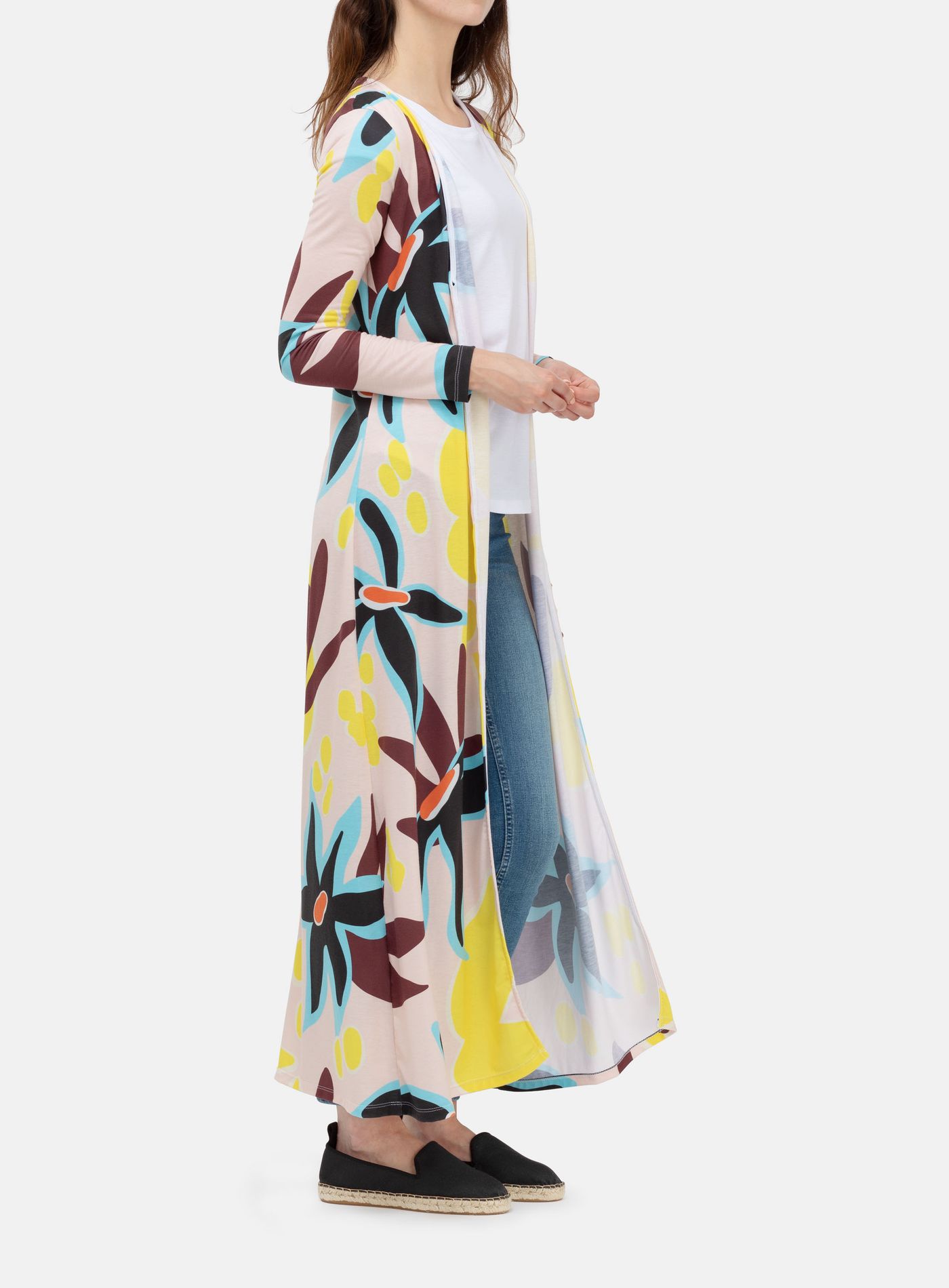 Printed Cardigan | Printed Long Cardigan - Contrado Printed Cardigan | Printed Long Cardigan - Contrado