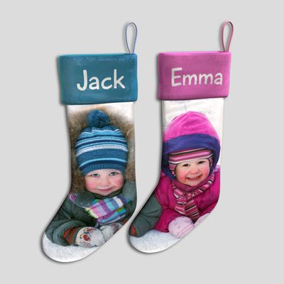 custom printed christmas stocking