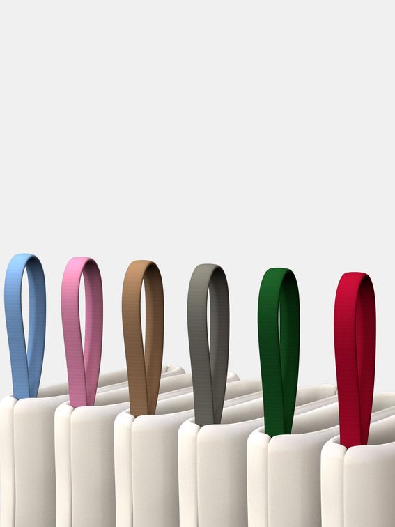 make your own christmas stocking coloured ribbons