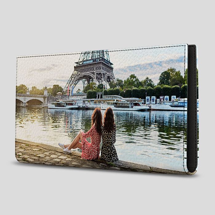Personalized Leather Travel Wallet photo
