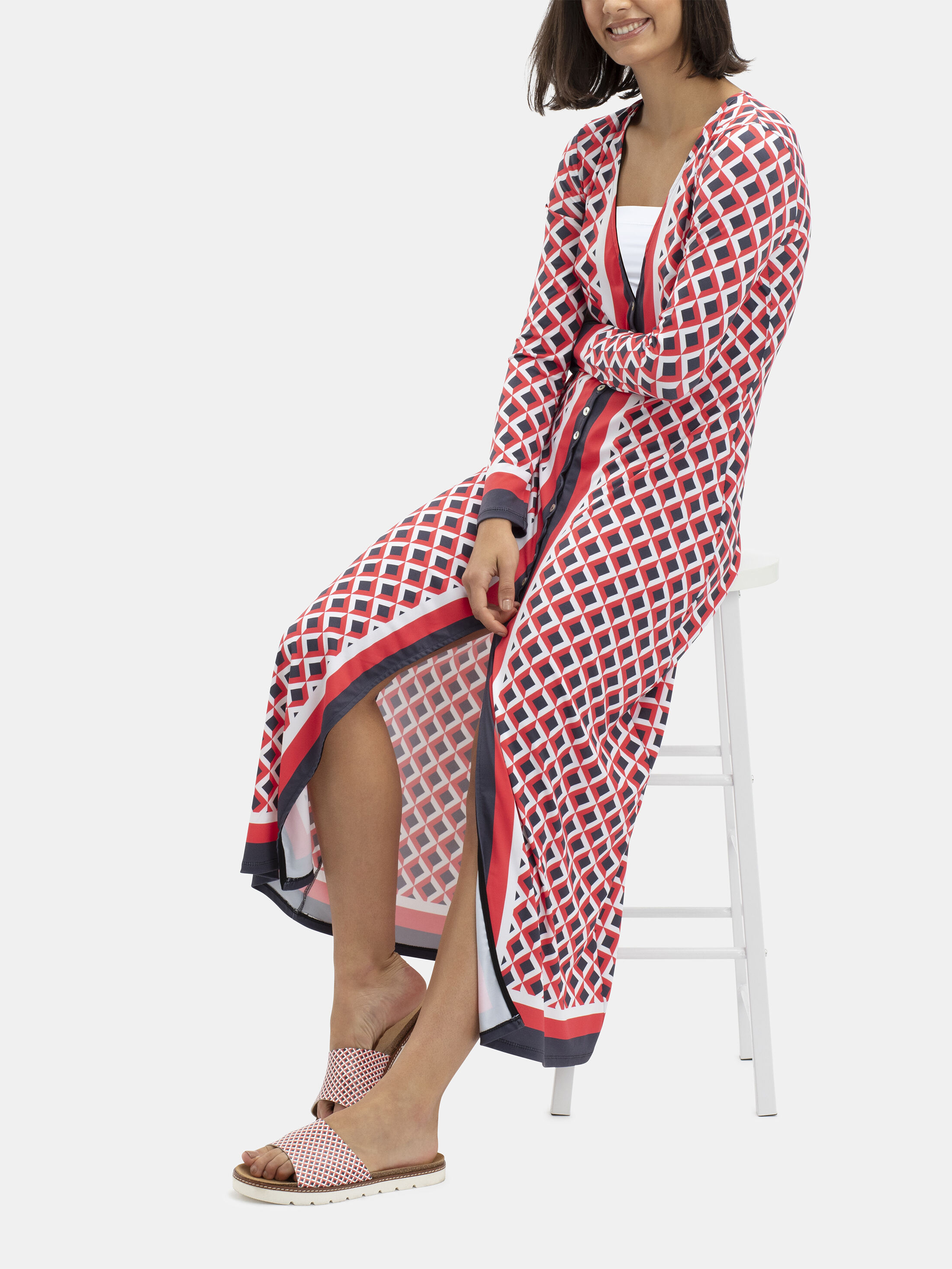 button through dress midi Ireland