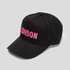 embroidered baseball cap side view