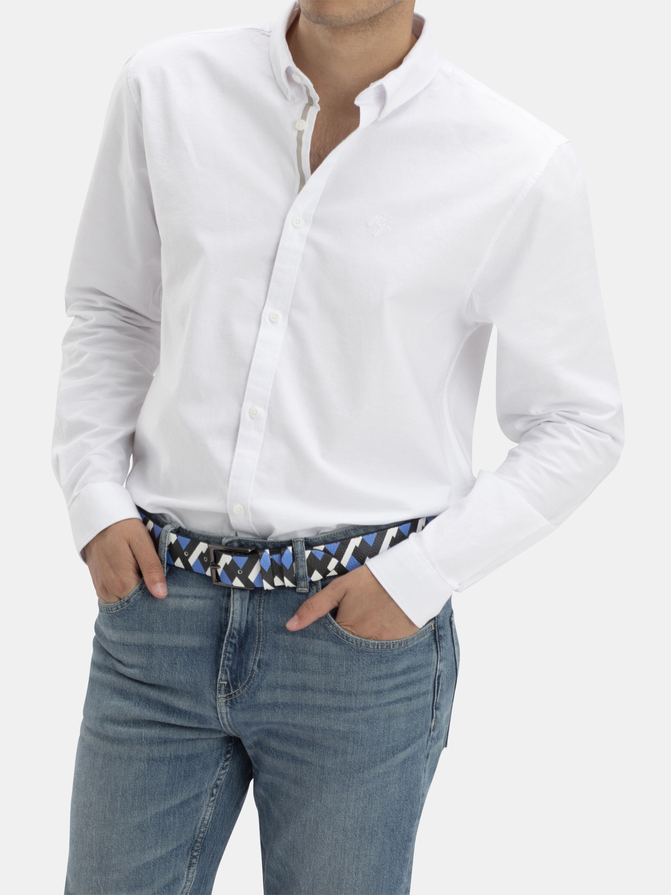 printed leather belts