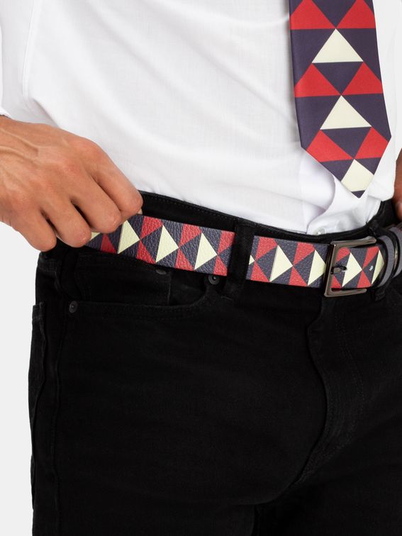 Printed Leather Belts