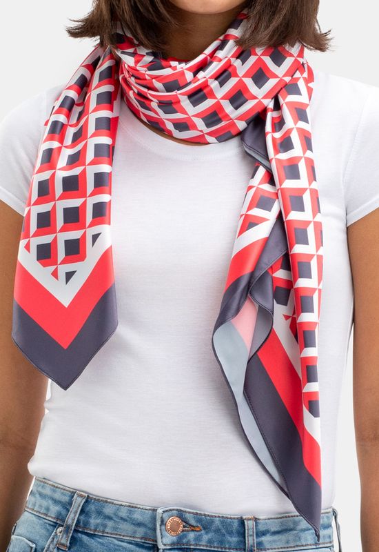 fyrkantig scarf med eget tryck
