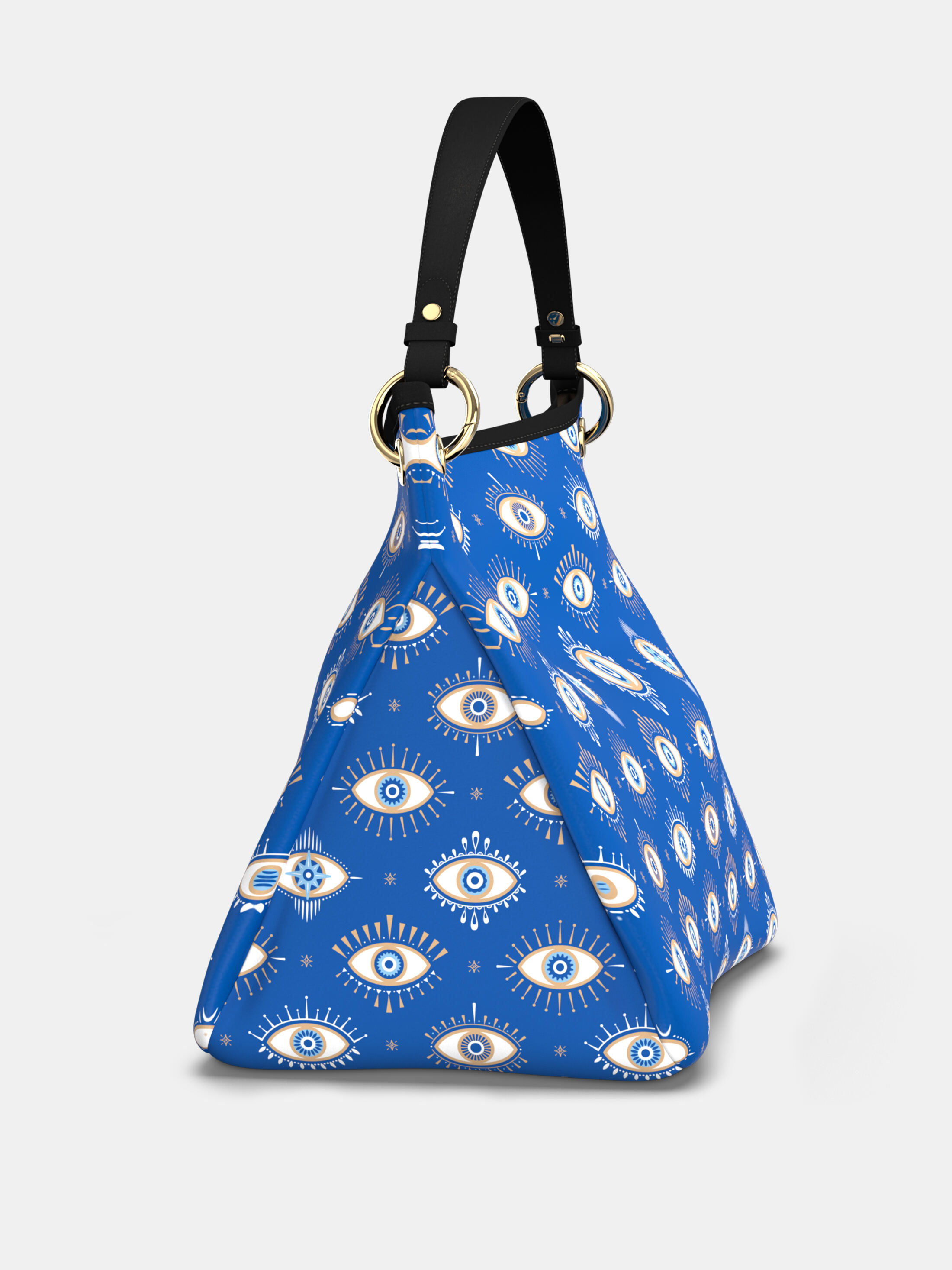 Petit sac à main en cuir customisé