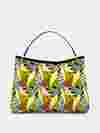 custom slouchy leather shoulder bag front view