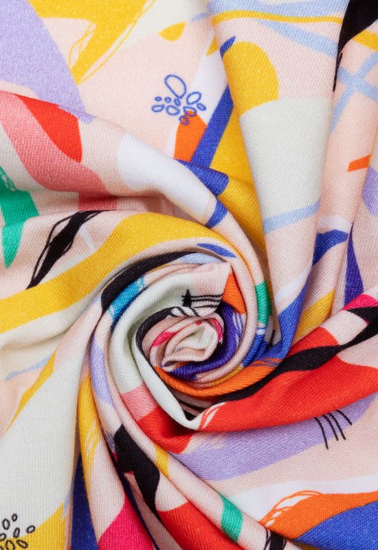 Patterned cotton jersey fabric deals