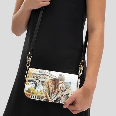 personalized foldover crossbody clutch