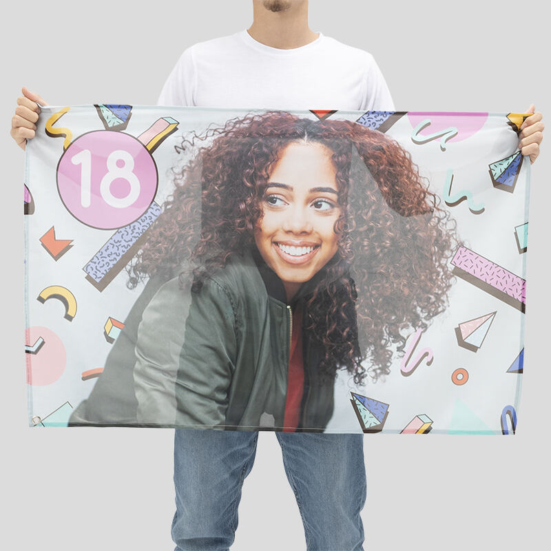 Custom birthday store banners