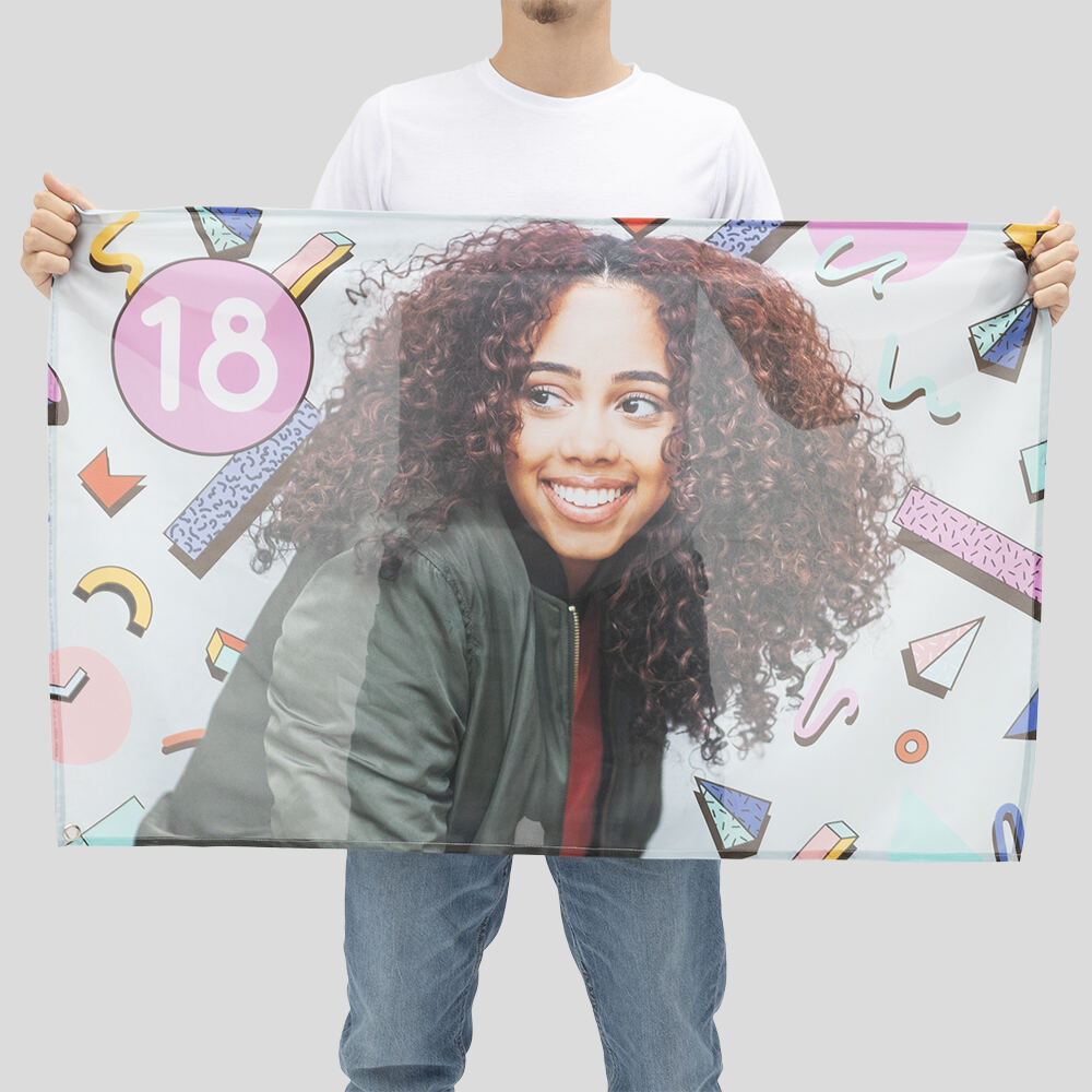 personalized birthday banner with photo