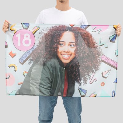personalized birthday banner with photo