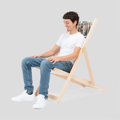 folding beach deck chair