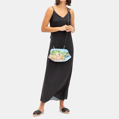 gepersonaliseerde geplooide crossbody bag