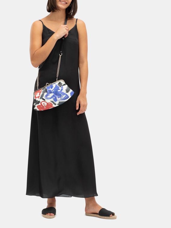 design your own metal frame clutch bag
printed