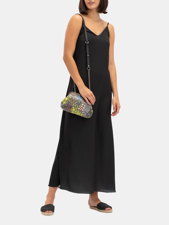 design your own metal frame clutch bag
printed