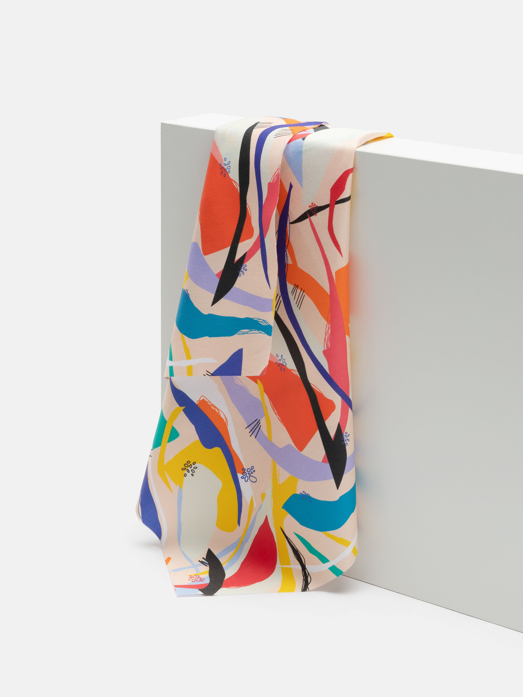 Impression coton satin