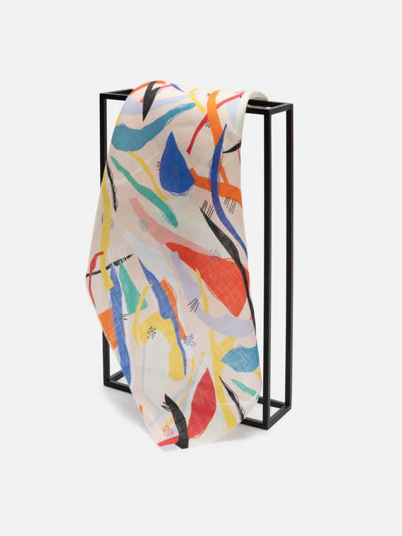 printing on linen drape