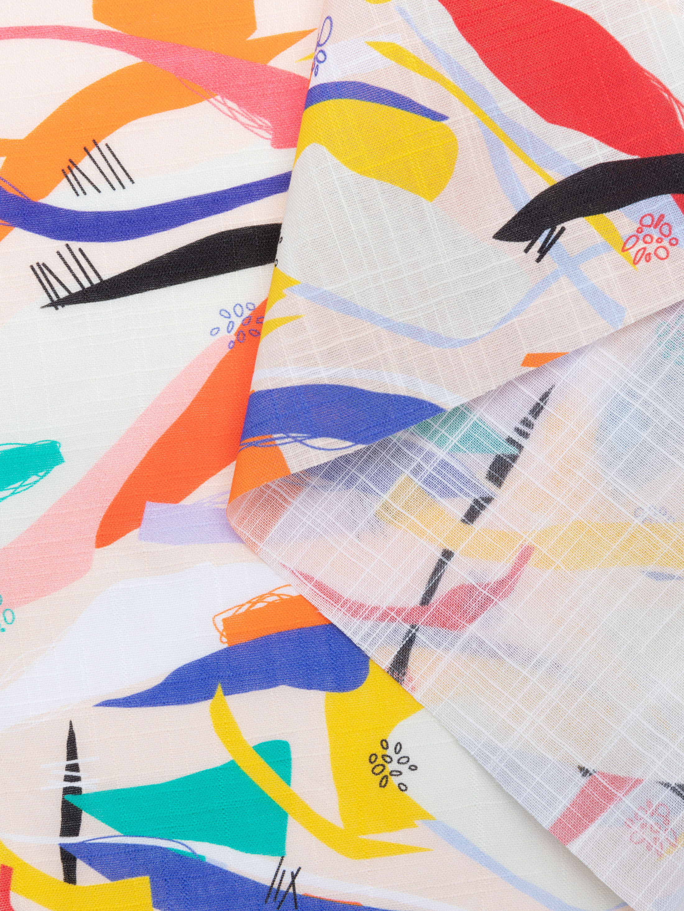 綿　スラブ生地　裏面