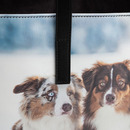 Personalised Leather Tote Bag close up