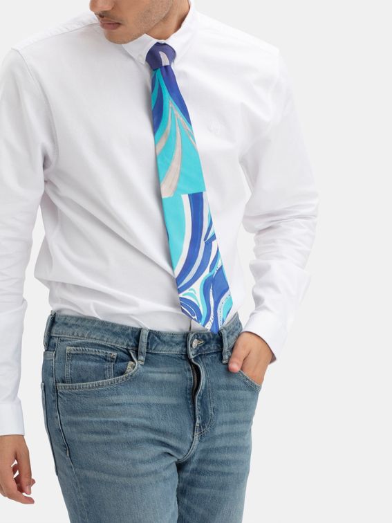 Custom Silk Tie front