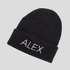 embroidered beanie hat