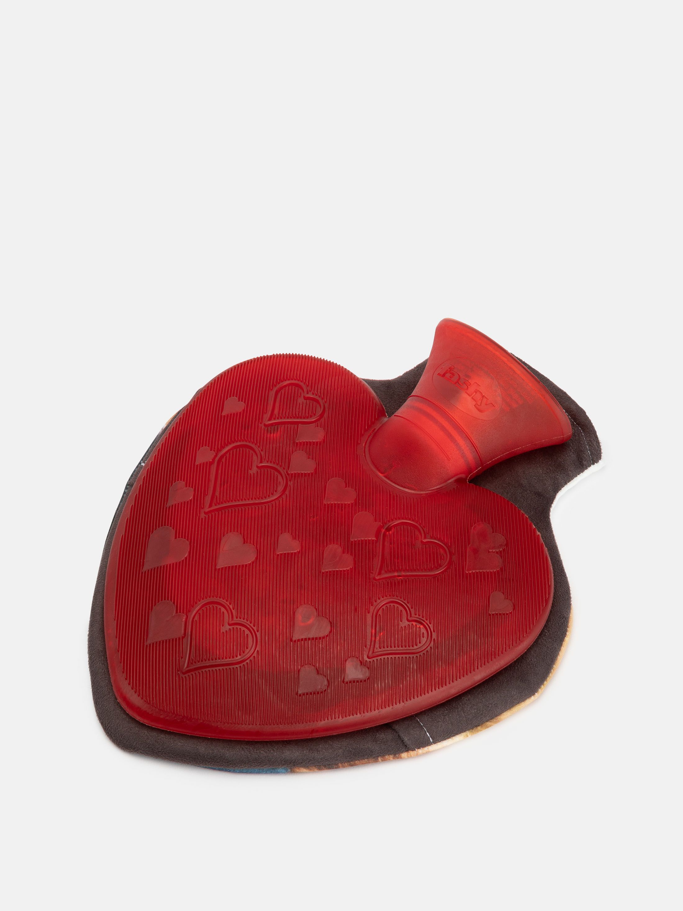 hot water bottle heart shaped