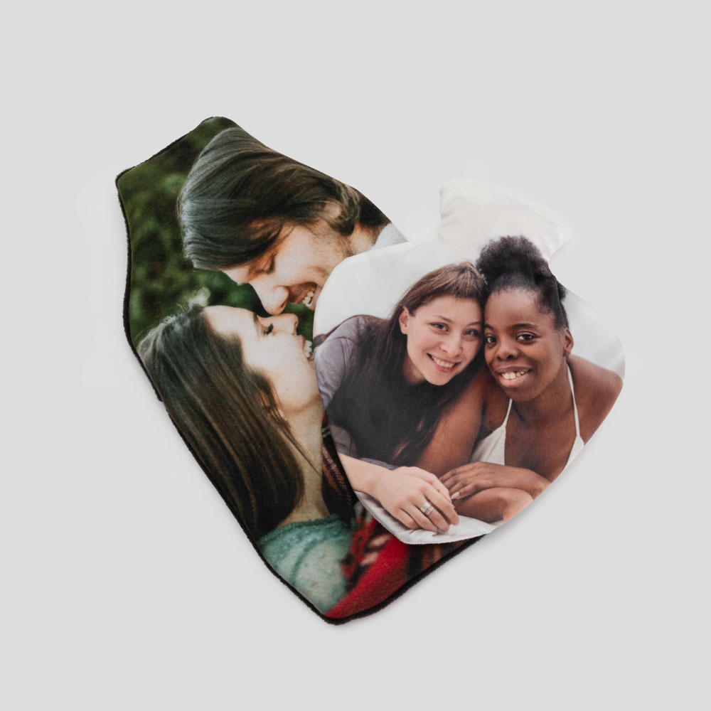 photo hot water bottle cover