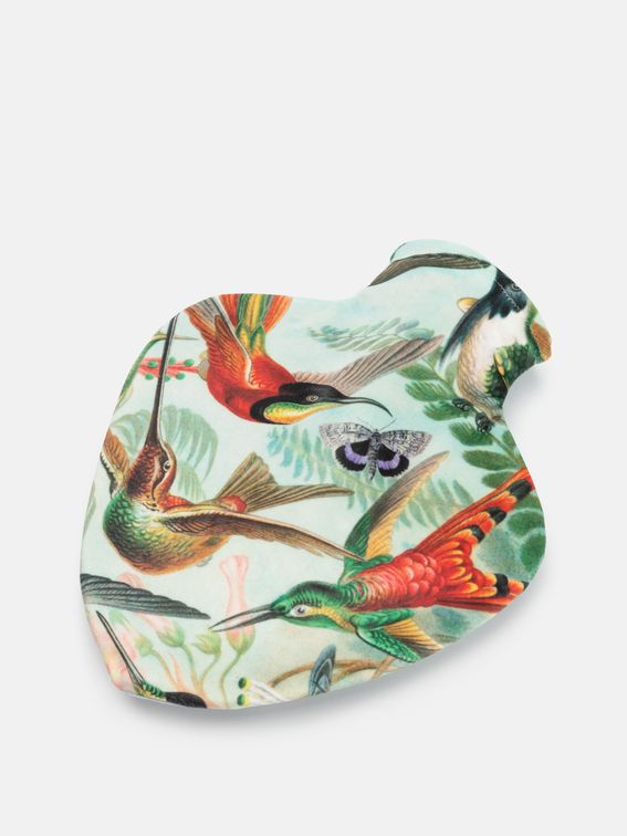 hot water bottle heart shaped custom printed