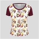 personalised scoop neck t-shirt