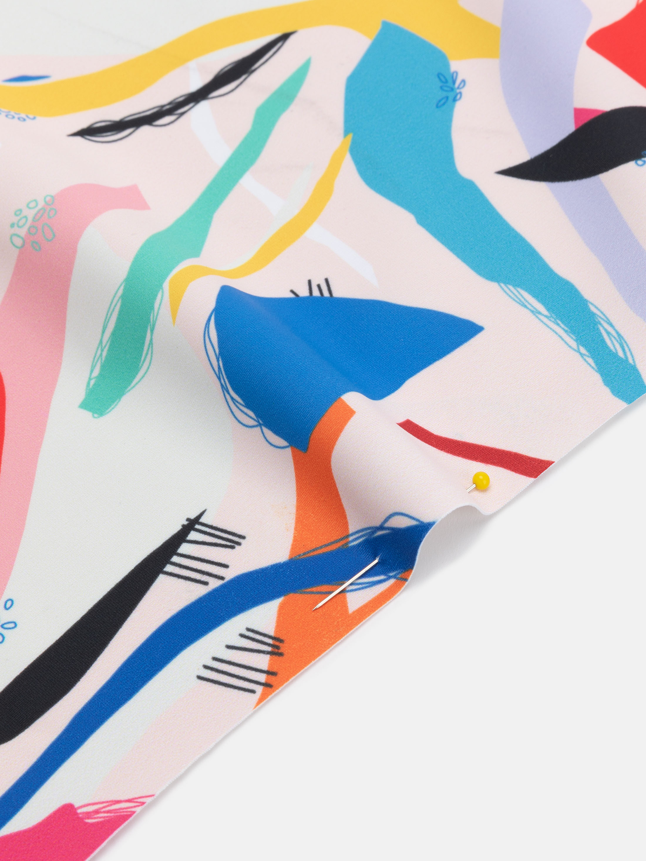 bord d'impression du tissu de maillot de bain en lycra