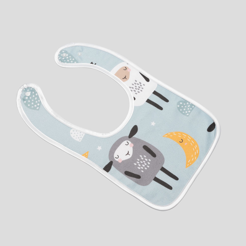 custom design on baby bib