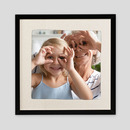 Personalised Silk Print black frame