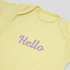 embroidered baby onesie short sleeves