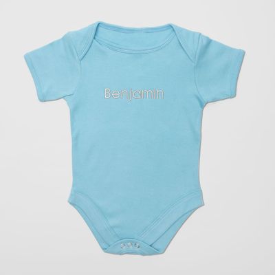personalised embroidered baby vest