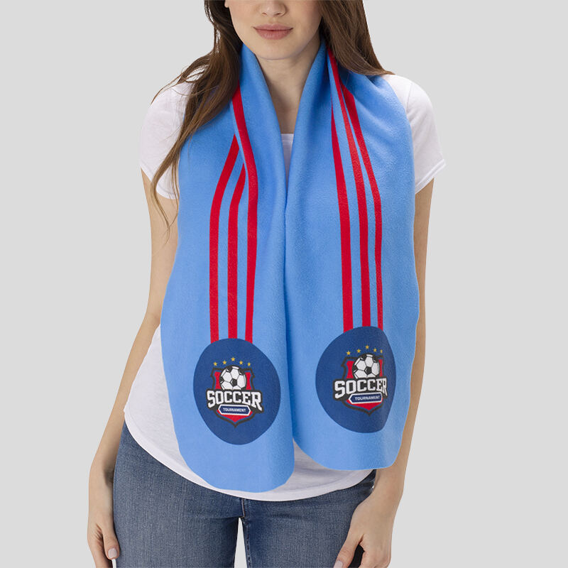 Custom Jersey Knit Scarf - Personalized design shops with your text & logo, Football Scarf, Soccer Scarf, Gift for Mom - Scarf with Team Name