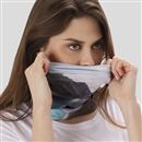 Custom printed sweat band stretch lycra