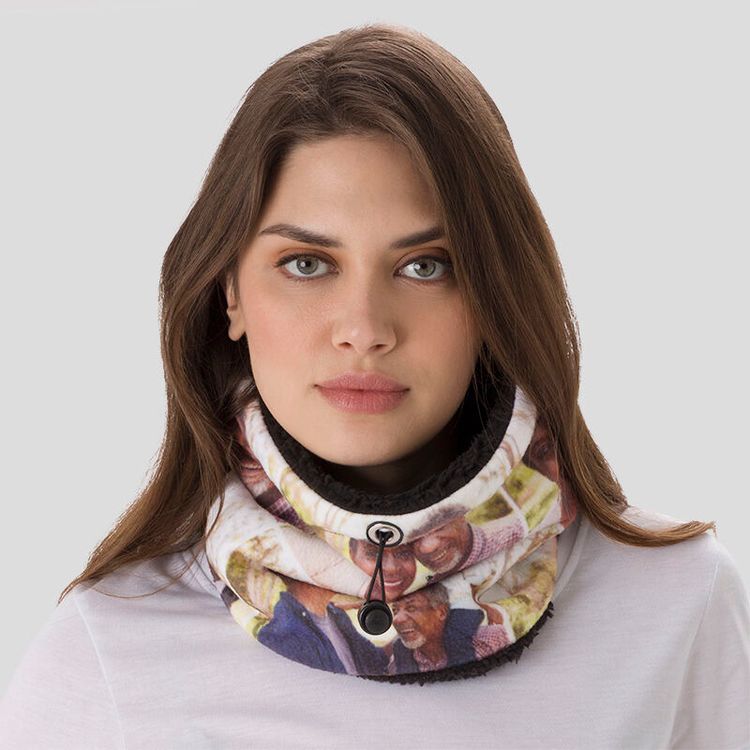 Fleece neck warmer with your design