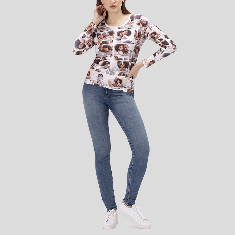 Long sleeves and jeans best sale for ladies