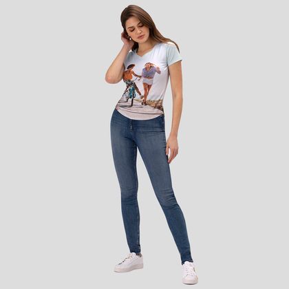 レディースプリント Tシャツ
