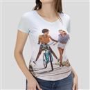 ladies v neck t shirts