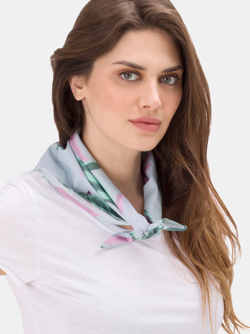 foulard coton imprimé