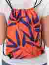 discreet barcode and drawstring cord details