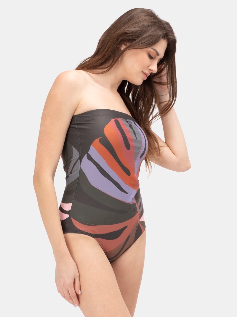 Customised Strapless swimsuit