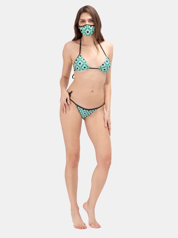 Bikini personalizzato con mascherina abbinata
