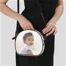 custom round crossbody bag