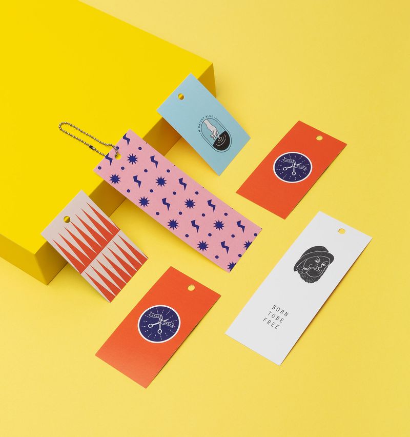 Etiketter, prover & lappar