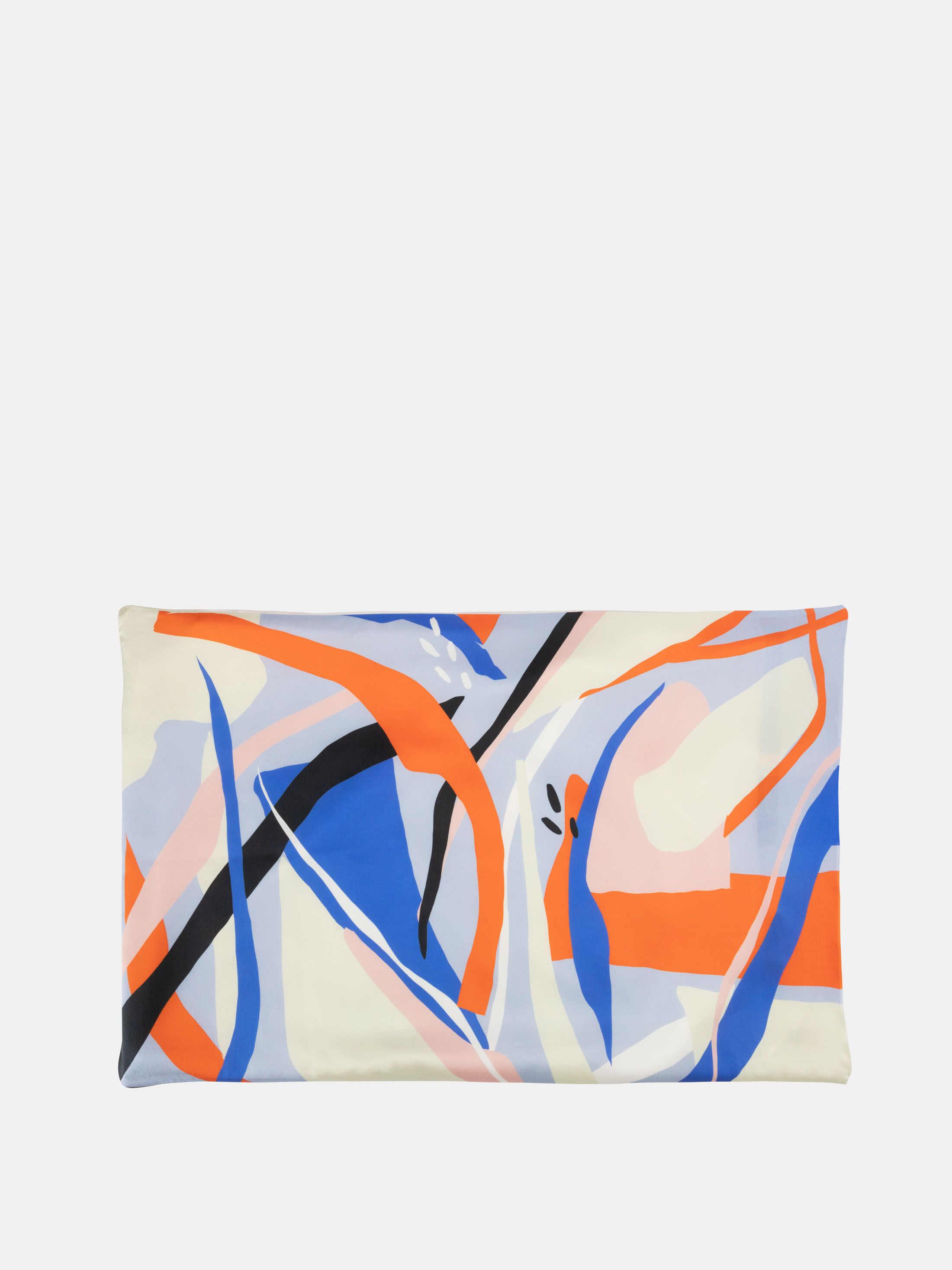Patterned custom silk pillowcase UK