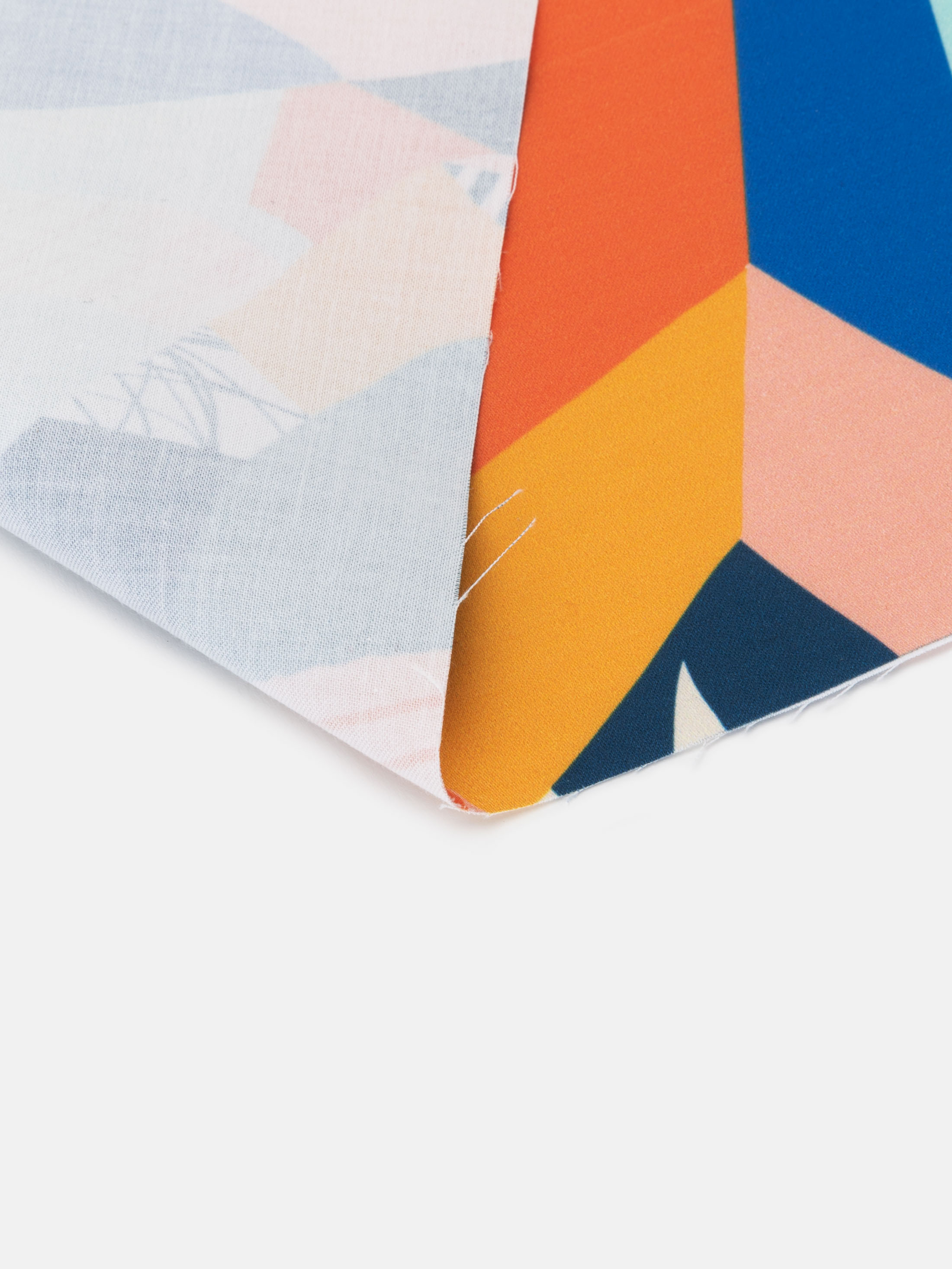 print on Fabric Sample fabric postage tube